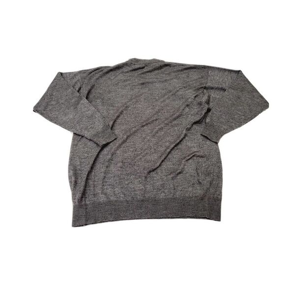 VC Via Como Italy Men's Large Wool Blend Gray Crewneck Sweater - Picture 6 of 6